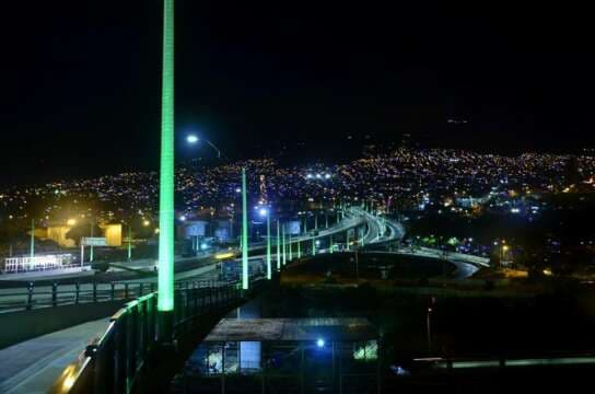 El Puente de la Madre Laura ya esta puesto en funcionamiento