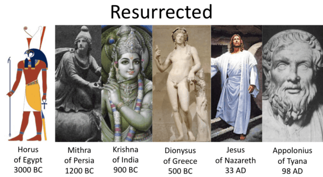 Jesús no existió en persona pero la leyenda de su Fé viene desde tiempos más antiguos a él