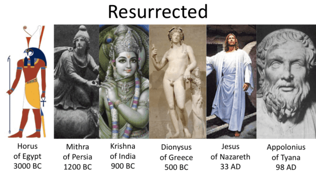 Jesús no existió en persona pero la leyenda de su Fé viene desde tiempos más antiguos a él