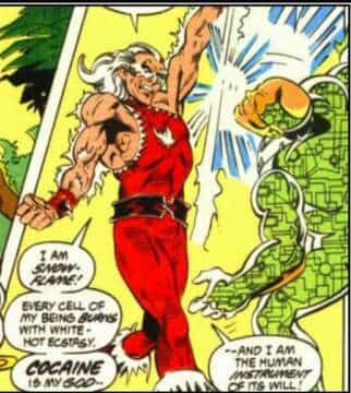 Snowflame: El único villano Colombiano de la DC Cómics ( La Cocaína le daba superpoderes )