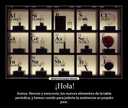 El Moscovio nuevo elemento de la tabla periódica