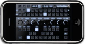 La IPHONE app mas ACIDECENTE: TECHNOBOX! 303, 808, 909 drum machines y hasta más!