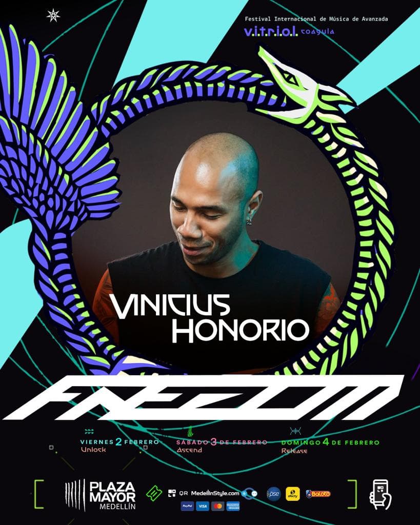 Techno alucinante y premonitorio, detalles sútiles, sonidos y texturas llenas de misterio, veterano del D&B de Río, VINICIUS HONORIO en #FDM224