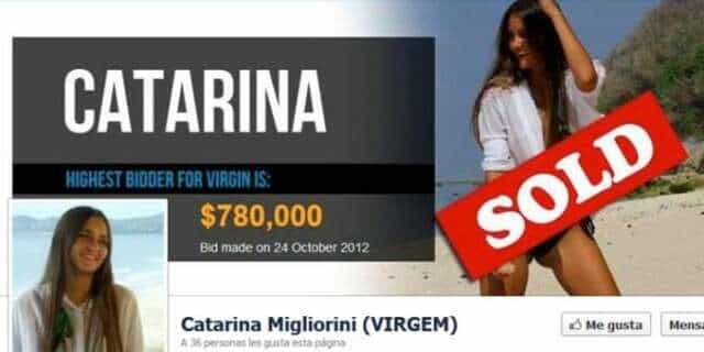 Brasileña de 20 años subastó su virginidad por 780 mil dólares