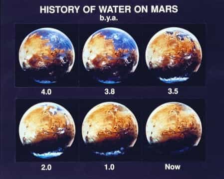 Agua Líquida en marte hacía tan solo 500.000 años