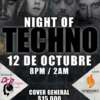 Sponsored: NIGHT OF TECHNO éste 12 de Octubre para todas las edades