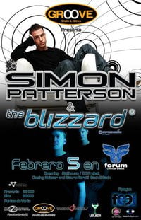 Por fin SIMON PATTERSON en Medellín! éste Sábado en Forum