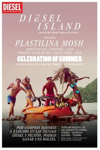Sponsored: Concurso Celebration Of Summer / PLASTILINA MOSH (Live) Diesel's Ambassadors Party