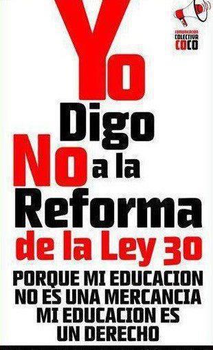 Segunda Gran Marcha Nacional por una Educación Libre, Digna y de Calidad [No al Proyecto de Reforma Ley 30 !!]