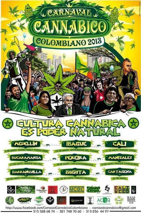 HOY HOY HOY HOY!!! Marcha Mundial de la Marihuana Medellin