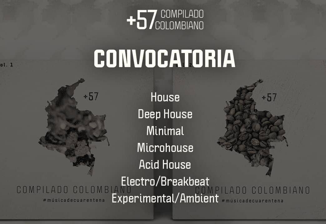 Compilado Colombiano +57: Convocatoria nacional de música electrónica