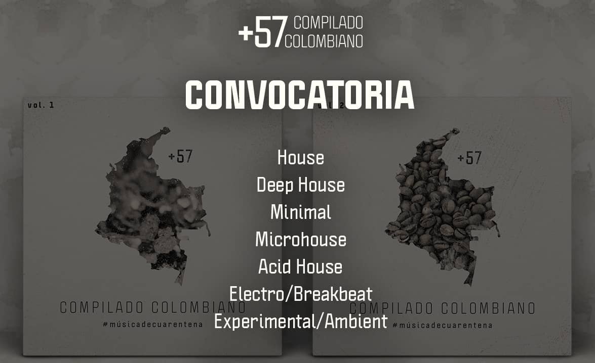 Compilado Colombiano +57: Convocatoria nacional de música electrónica