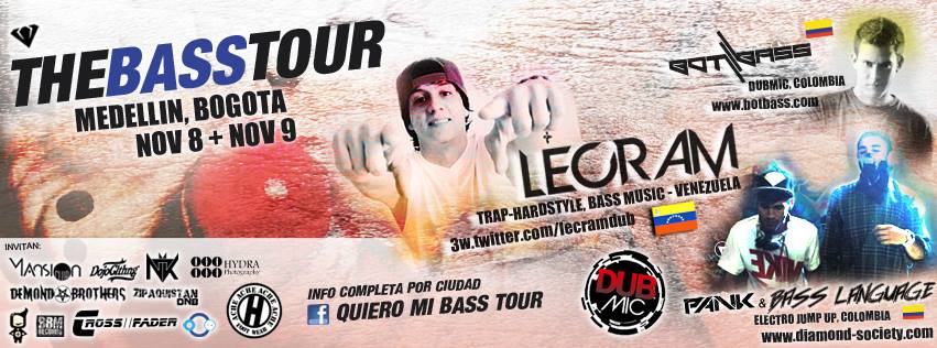:: Sponsored :: Este Viernes en Mansion Club THE BASS TOUR con Lecram (Venezuela)