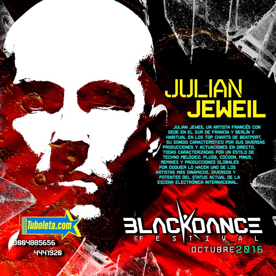 BLACKDANCE FESTIVAL: Escucha los mejores tracks de Julian Jeweil