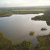 Lomalinda, la increíble laguna que tiene la forma del mapa de Colombia