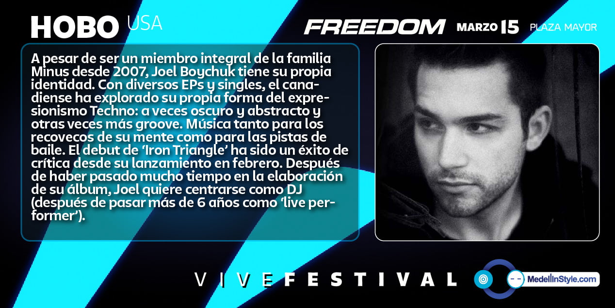 FREEDOM: HOBO #vivefestival - Marzo 15, PLAZA MAYOR