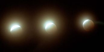 Eclipse lunar hoy a la media night.