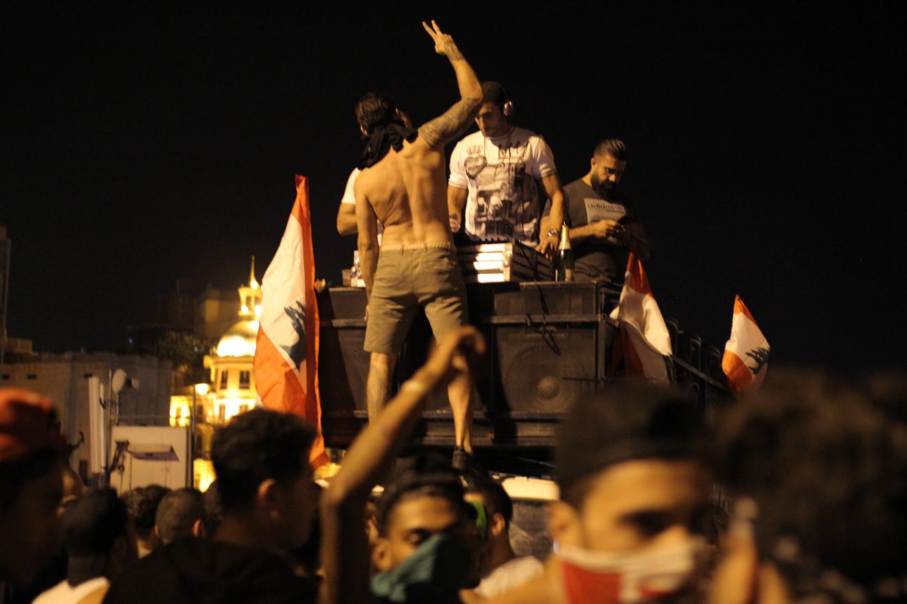 La Revolución en el Líbano: Protestar todo el Día, Rave toda la Noche