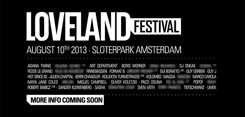 Las nuevas confirmaciones de Loveland Festival 2013