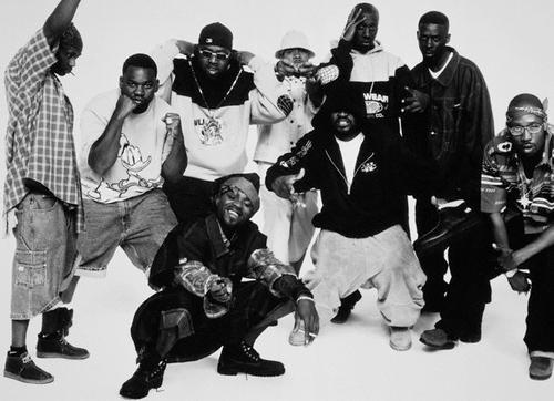Imágenes de un concierto de la Wu-Tang Clan, en 1993 en el Bronx...