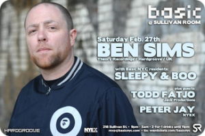 • Ben Sims - Live @ Sullivan Room (New York) • 27 Feb 2010