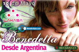Profile: Italo-argentina BENEDETTA (Southamerican Tour)