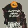 Esta noche en El Deck la función está a cargo de Merino, Markovich y Skcribled (Birthday Celebration).