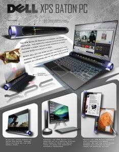 Dell XPS Baton, el portatil del futuro