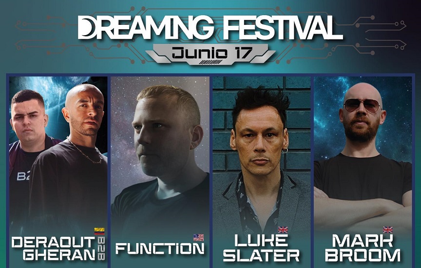 Support: DREAMING FESTIVAL presenta a Luke Slater, Mark Broom, Function y mucho más