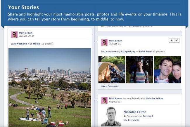 Timeline, el rediseño completo del perfil de Facebook para mostrar "la historia de tu vida" de manera automática