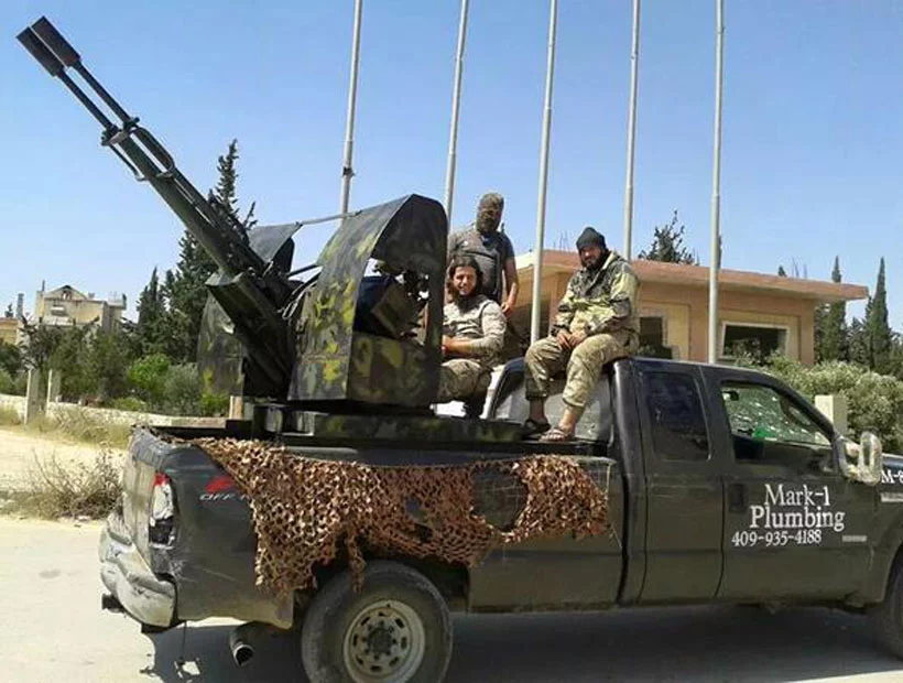 La camioneta de un Plomero en USA que termino en manos de ISIS