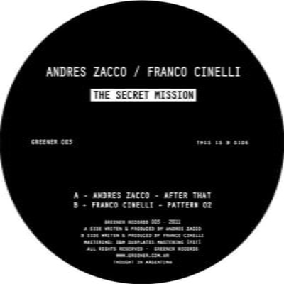 Andres Zacco & Franco Cinelli presentan The Secret Mision
