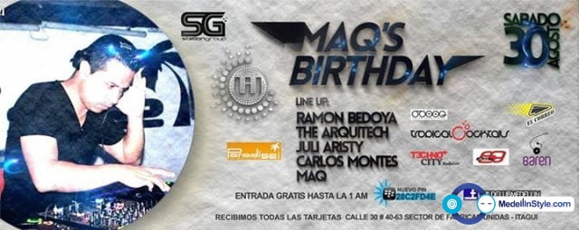 :: Sponsored :: Hoy sábado en Wild Club Hasta las 6 am con Carlos Montes + Ramon Bedoya + Sergio Henao + Juli Aristy + MAQ