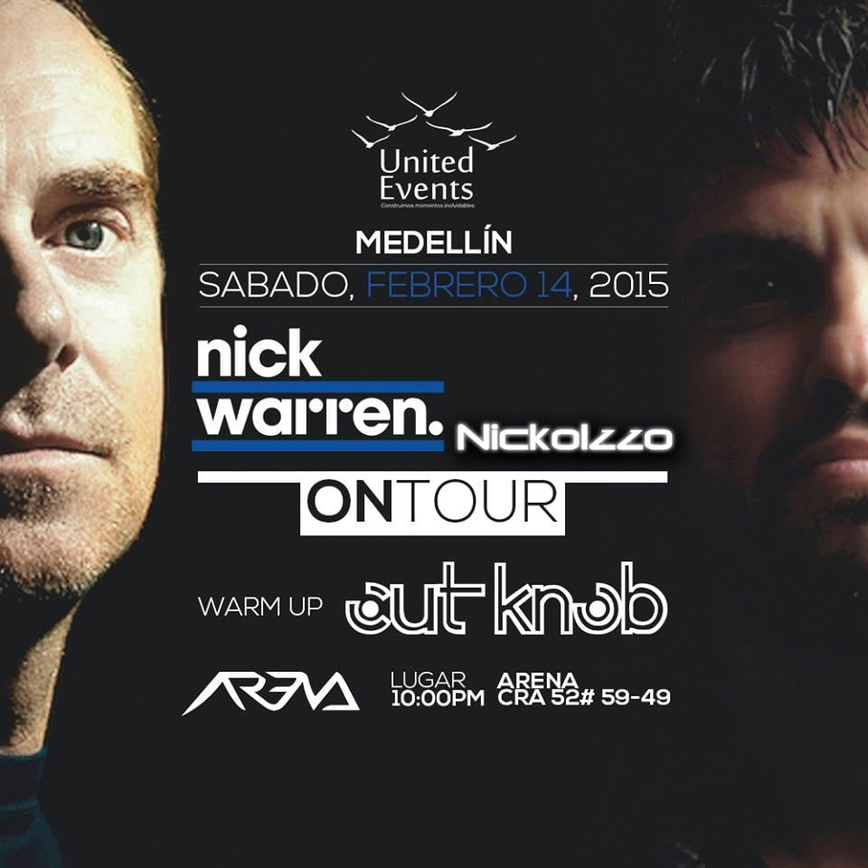 :: Sponsored :: United Events presenta a NICK WARREN & NICKO IZZO en ΛRENΛ @ Sábado 14 de Febrero