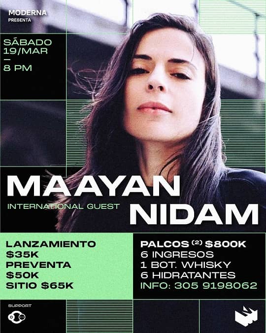 SUPPORT: Moderna presenta a MAAYAN NIDAM con su Terapia Musical este 19 de marzo