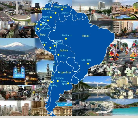 Qué BUS cojo para viajar a Perú, Ecuador, Venezuela, Bolivia, Brazil, Chile y Argentina?