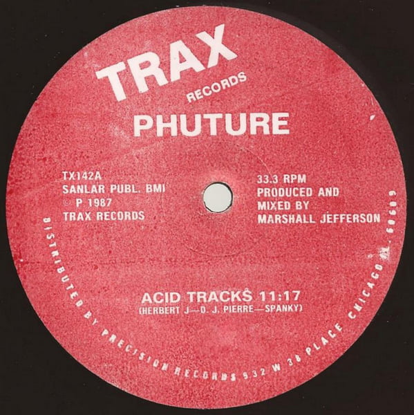 El clásico “Acid Tracks” de Phuture reeditado por Trax Records…