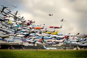 Video: Impresionante Time-Lapse de aviones aterrizando en el San Diego International Airport