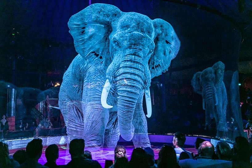El circo que cambió los animales por hologramas 3D