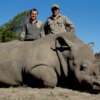 Por 350 mil dolares subastan permiso para cazar un Rinoceronte Negro en Namibia