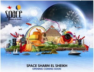Space Anuncia la próxima apertura del nuevo Club Sharm el Sheikh en Egipto.