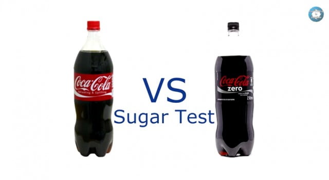 Coca-Cola Normal vs Coca-Cola Zero: Impresionante Test de Azucar