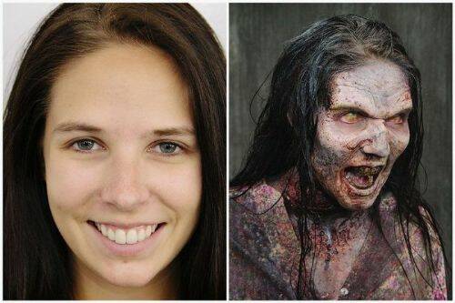 Así maquillan a los zombies de “The Walking Dead”